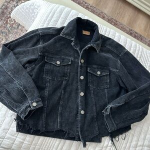 POL black corduroy jacket